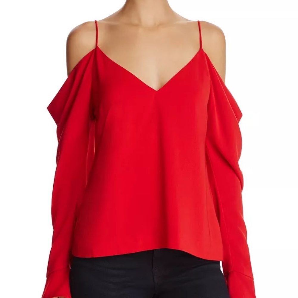 C/MEO COLLECTIVE Lights Out Navy Top SZ S BNWT